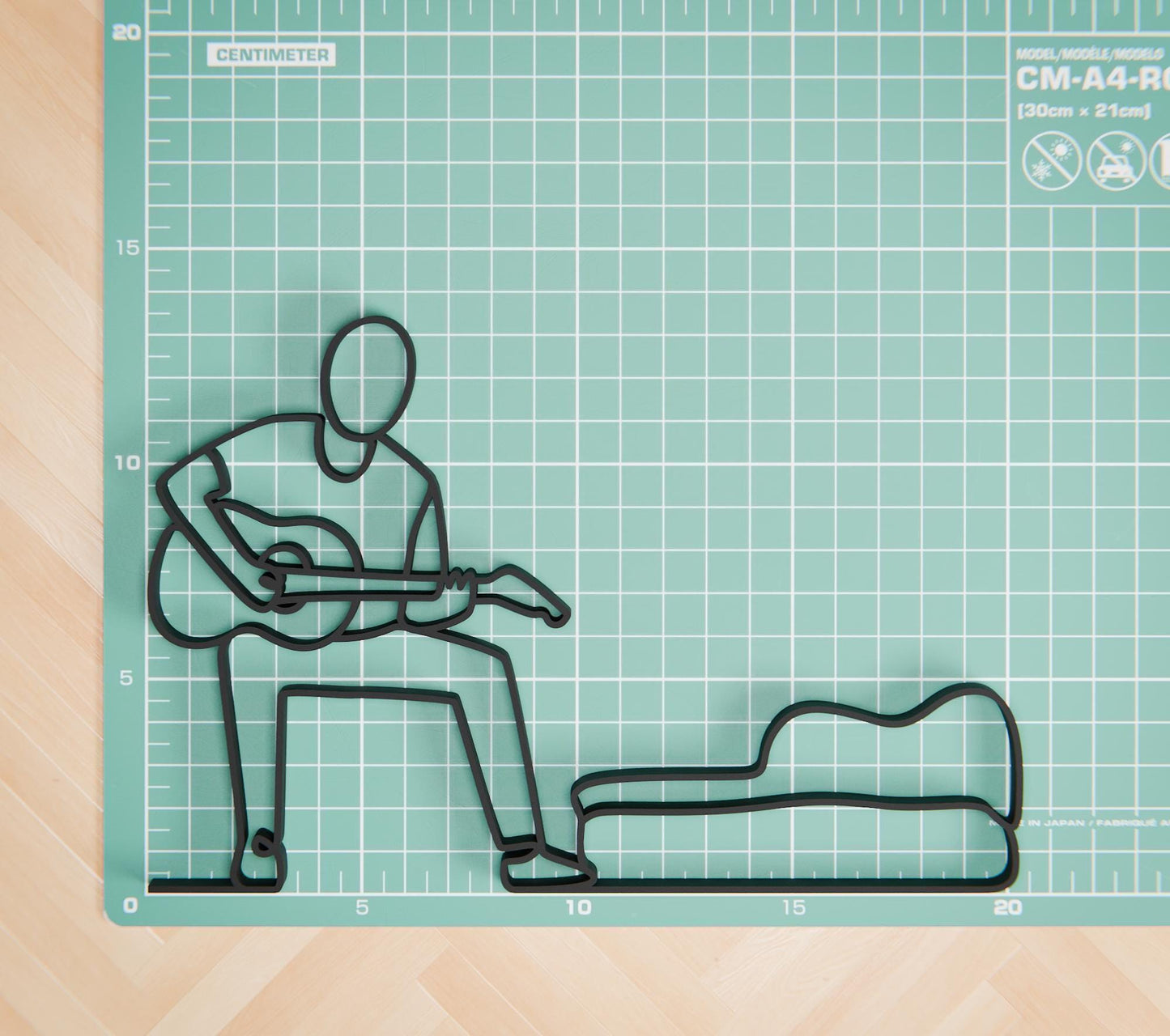 Street Musician - Customized Line Art Figure