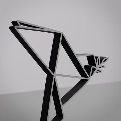 Origami Dove - Customized Line Art Figure
