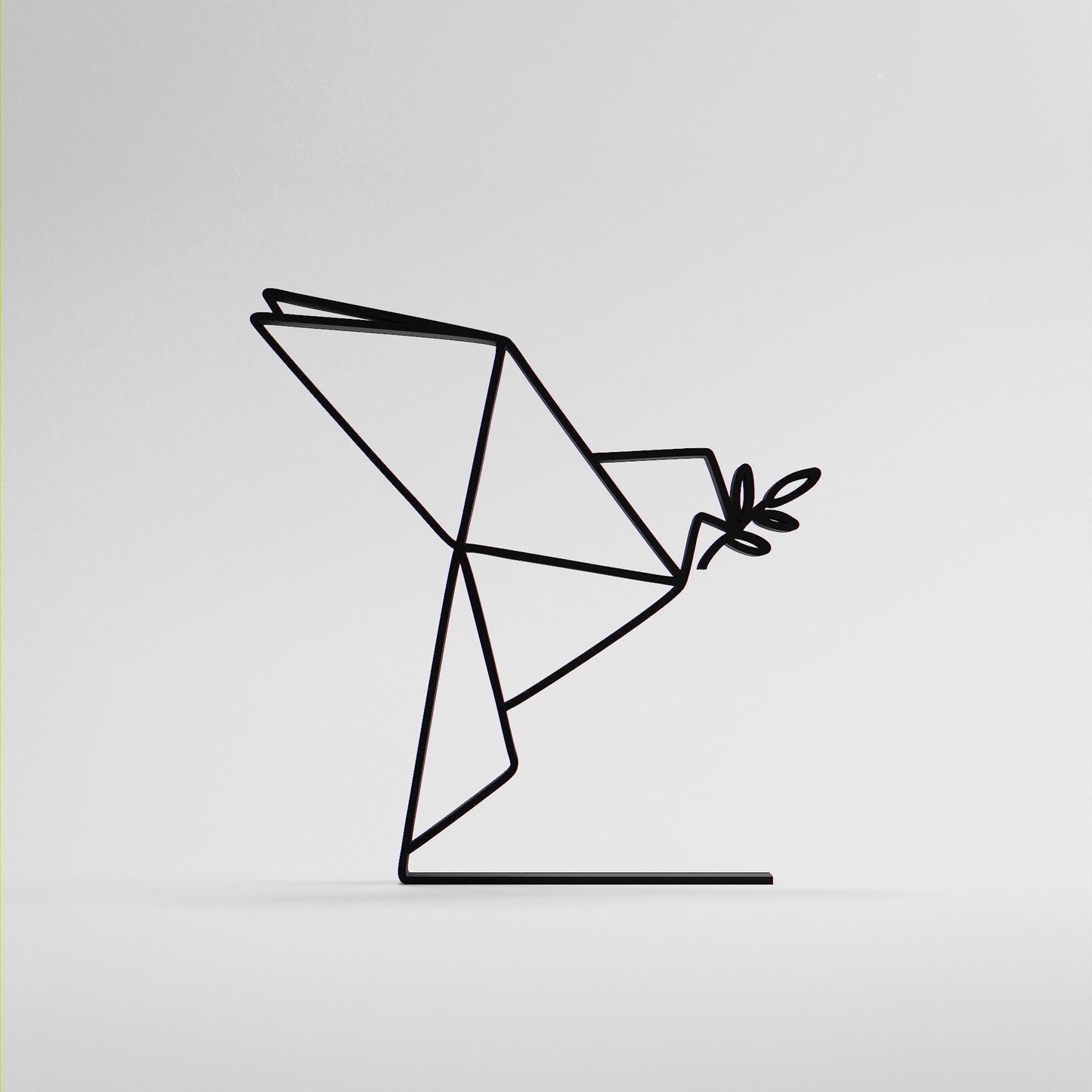 Origami Dove - Customized Line Art Figure