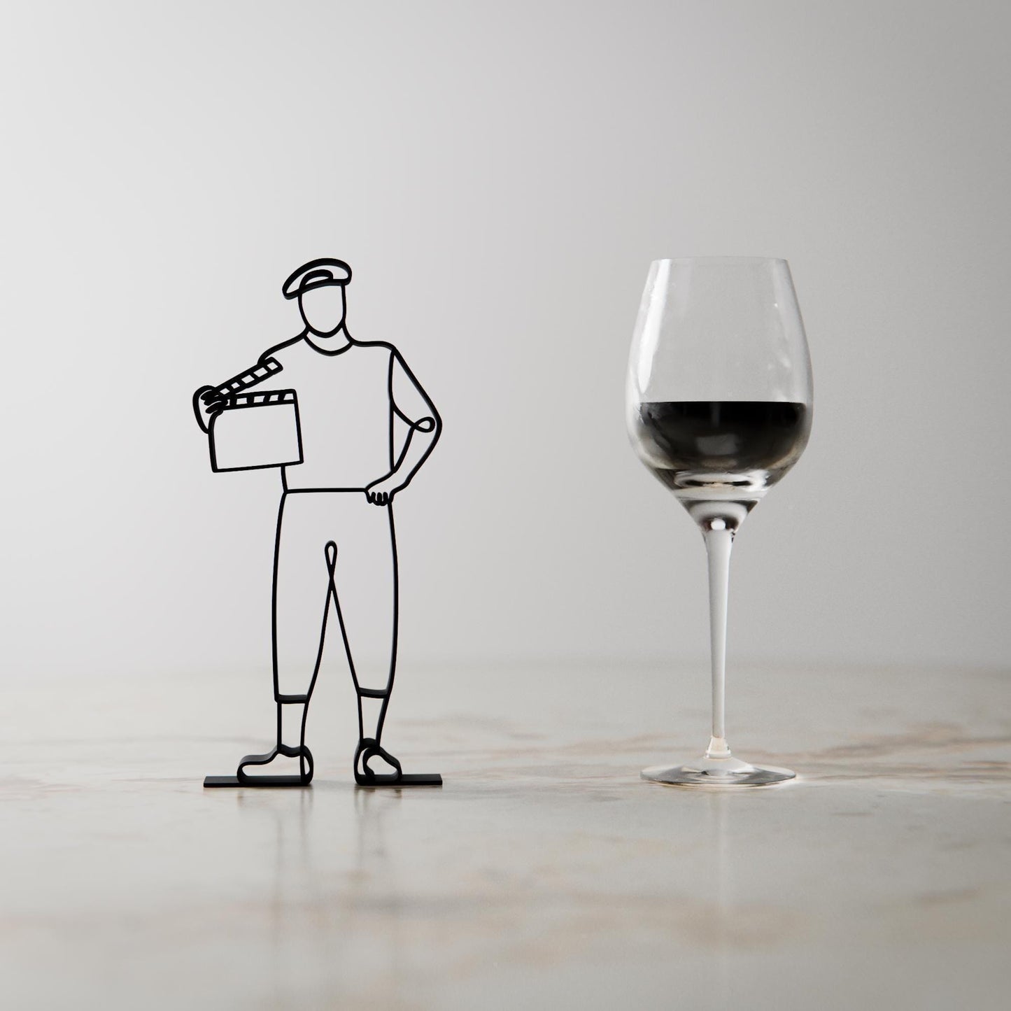 Film Director - Customized Line Art Figure