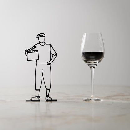 Film Director - Customized Line Art Figure