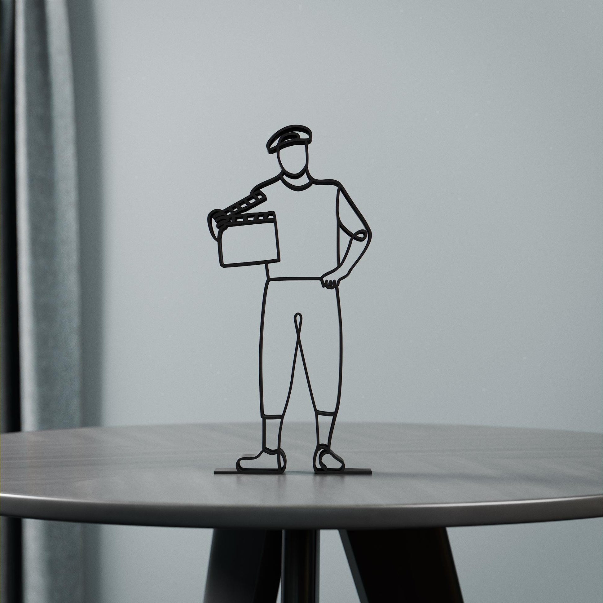 Film Director - Customized Line Art Figure