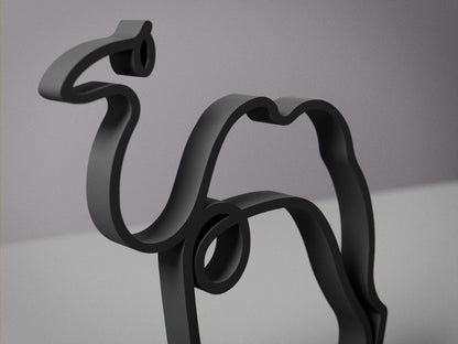 Picasso's Camel - Line Art Figure