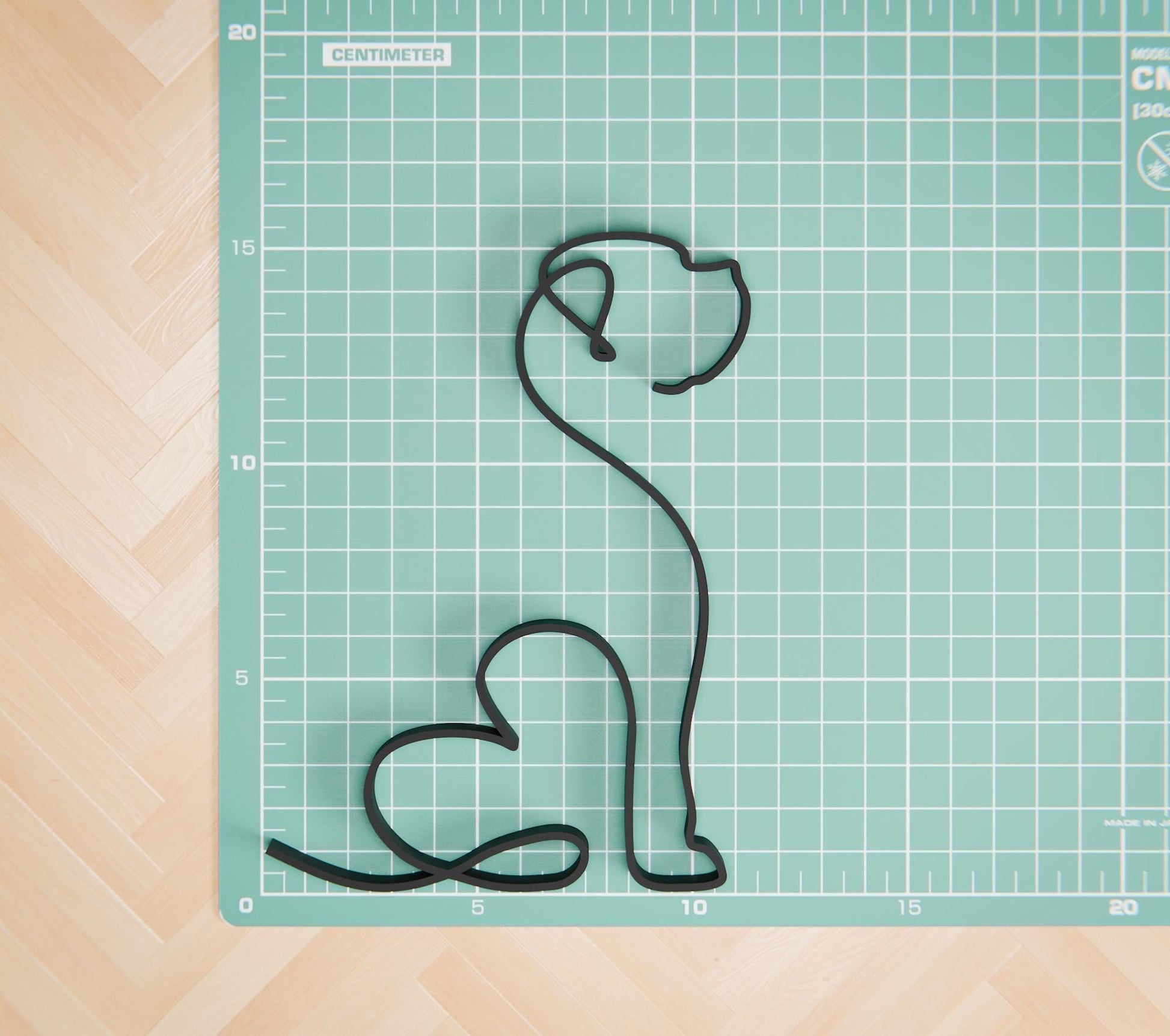 Mastiff Dog 26 - Line Art Figure