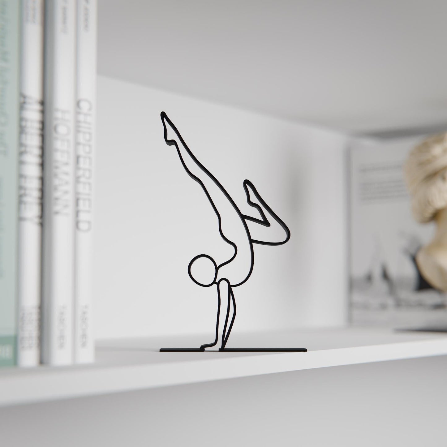 Gymnast - Customized Line Art Figure