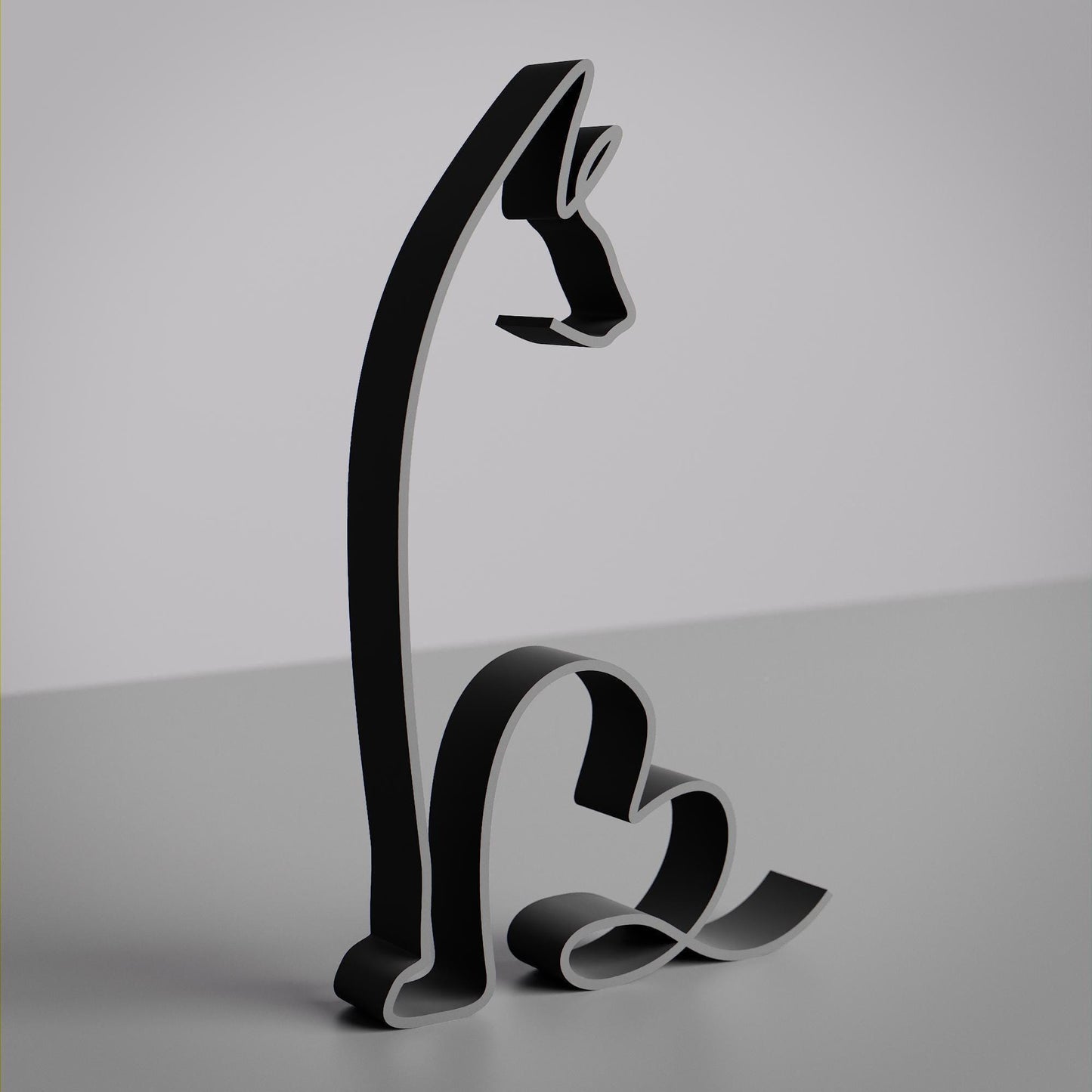 Sphynx Cat 05 - Line Art Figure