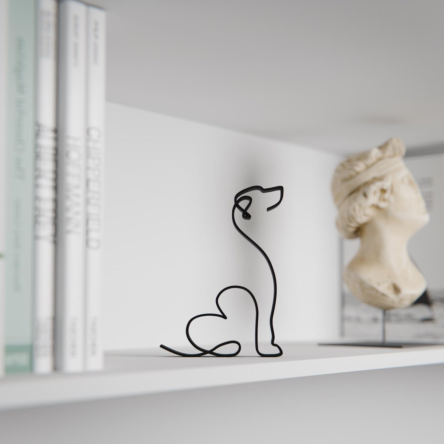 Rhodesian Ridgeback Dog 19 - Line Art Figure