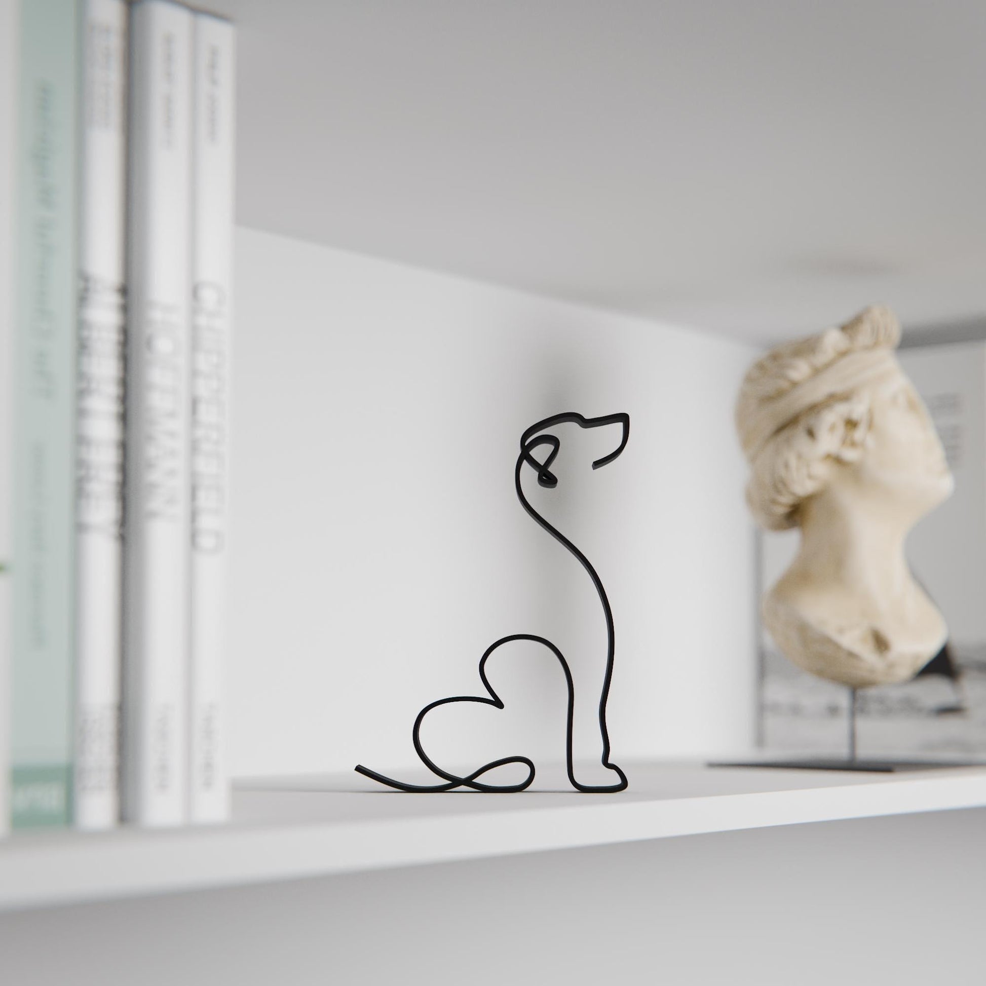 Rhodesian Ridgeback Dog 19 - Line Art Figure