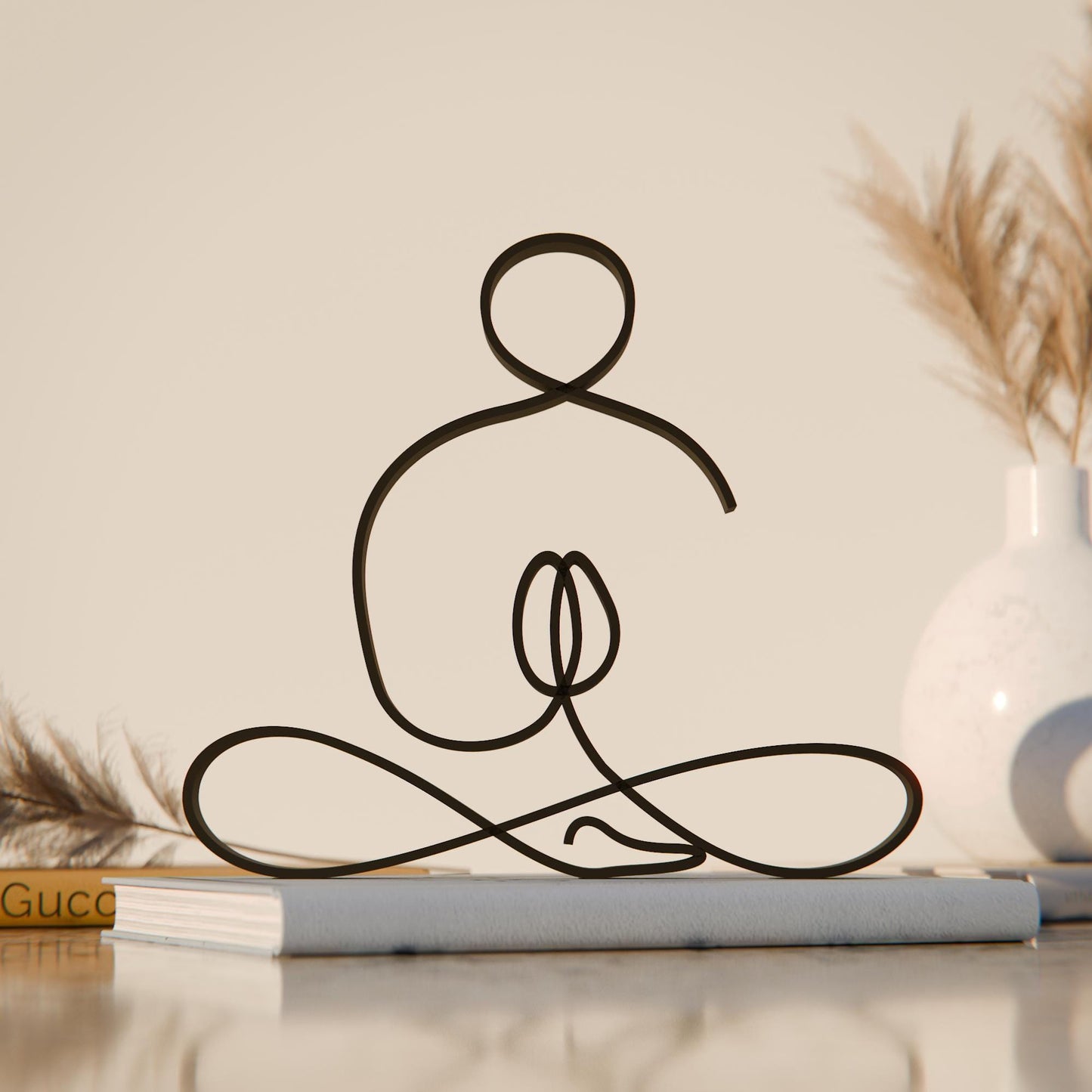 Yogi - Line Art Figure