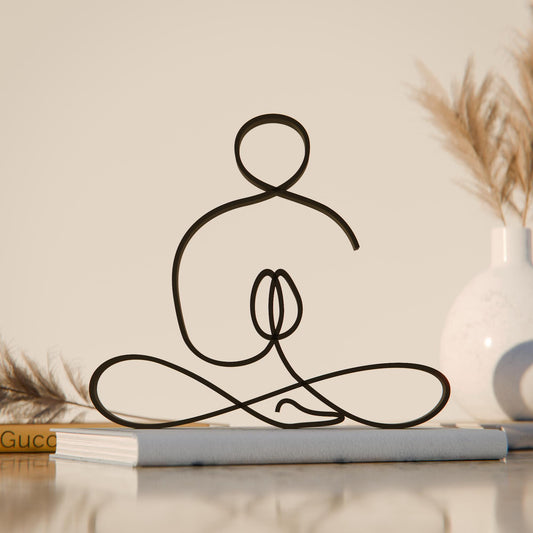 Yogi - Line Art Figure