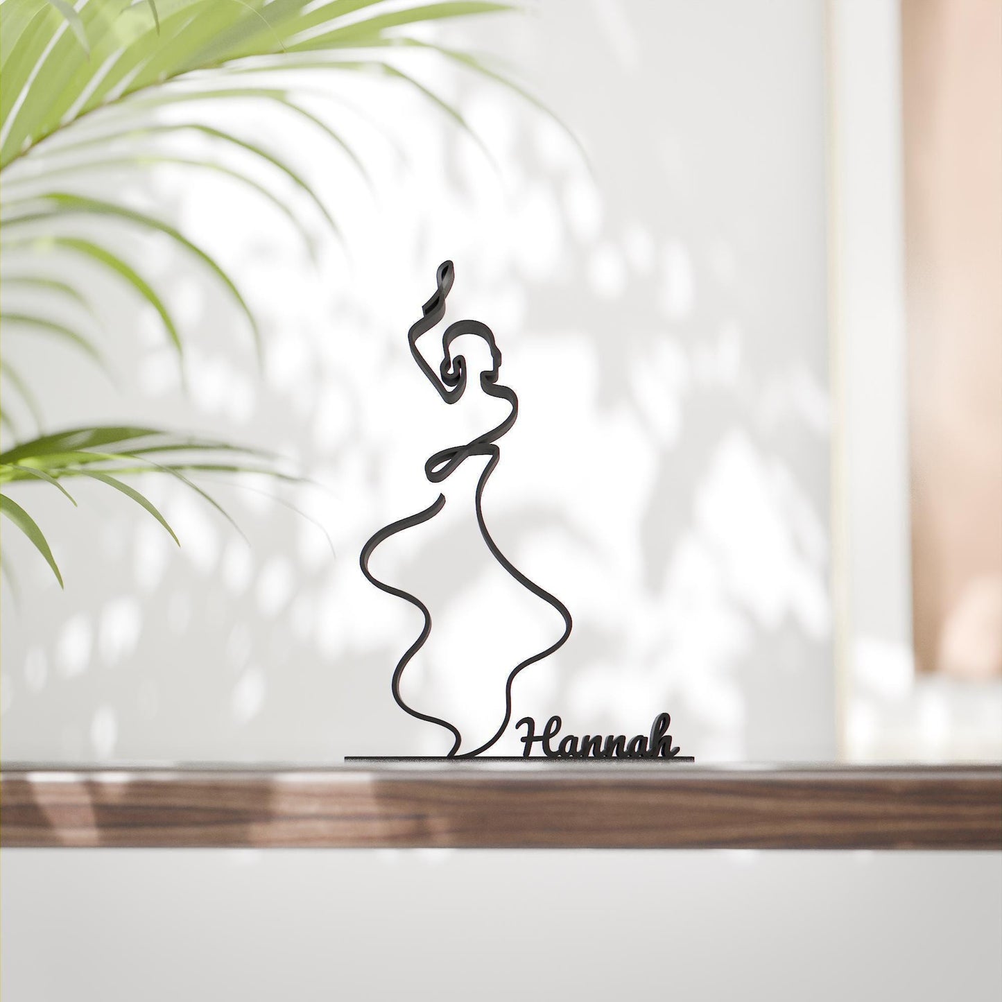Flamenco Dancer - Customized Line Art Figure
