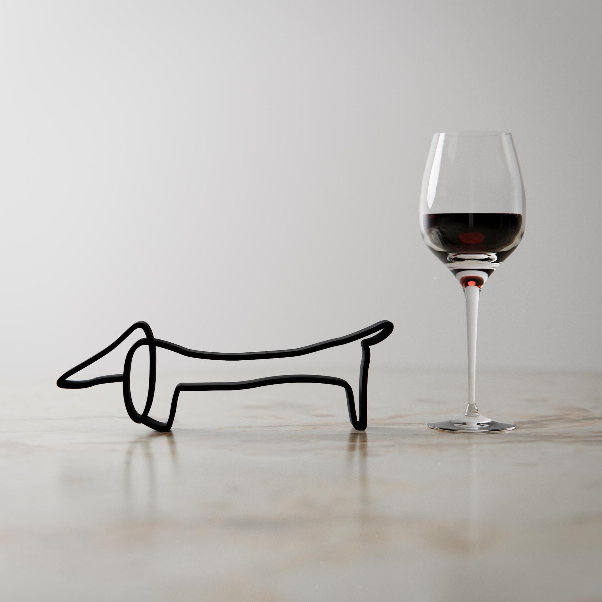 Picasso's Dog - Line Art Figure