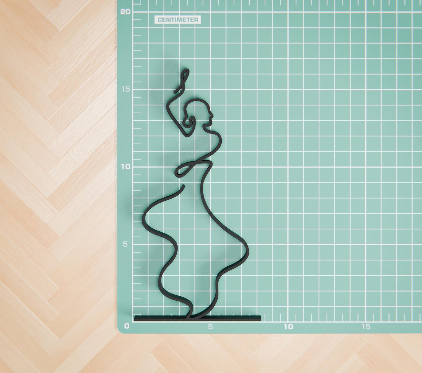 Flamenco Dancer - Customized Line Art Figure