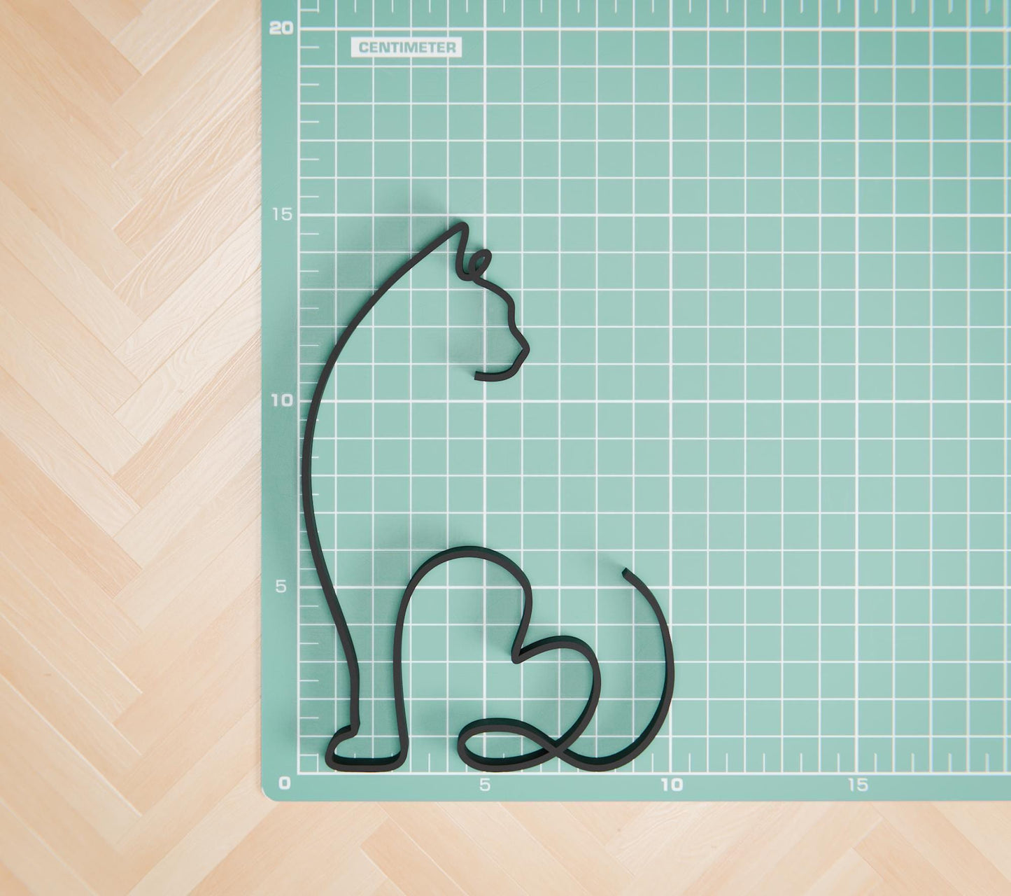 Ragdoll Cat 06 - Line Art Figure