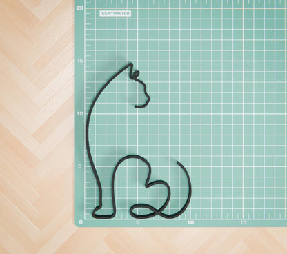 Ragdoll Cat 06 - Line Art Figure