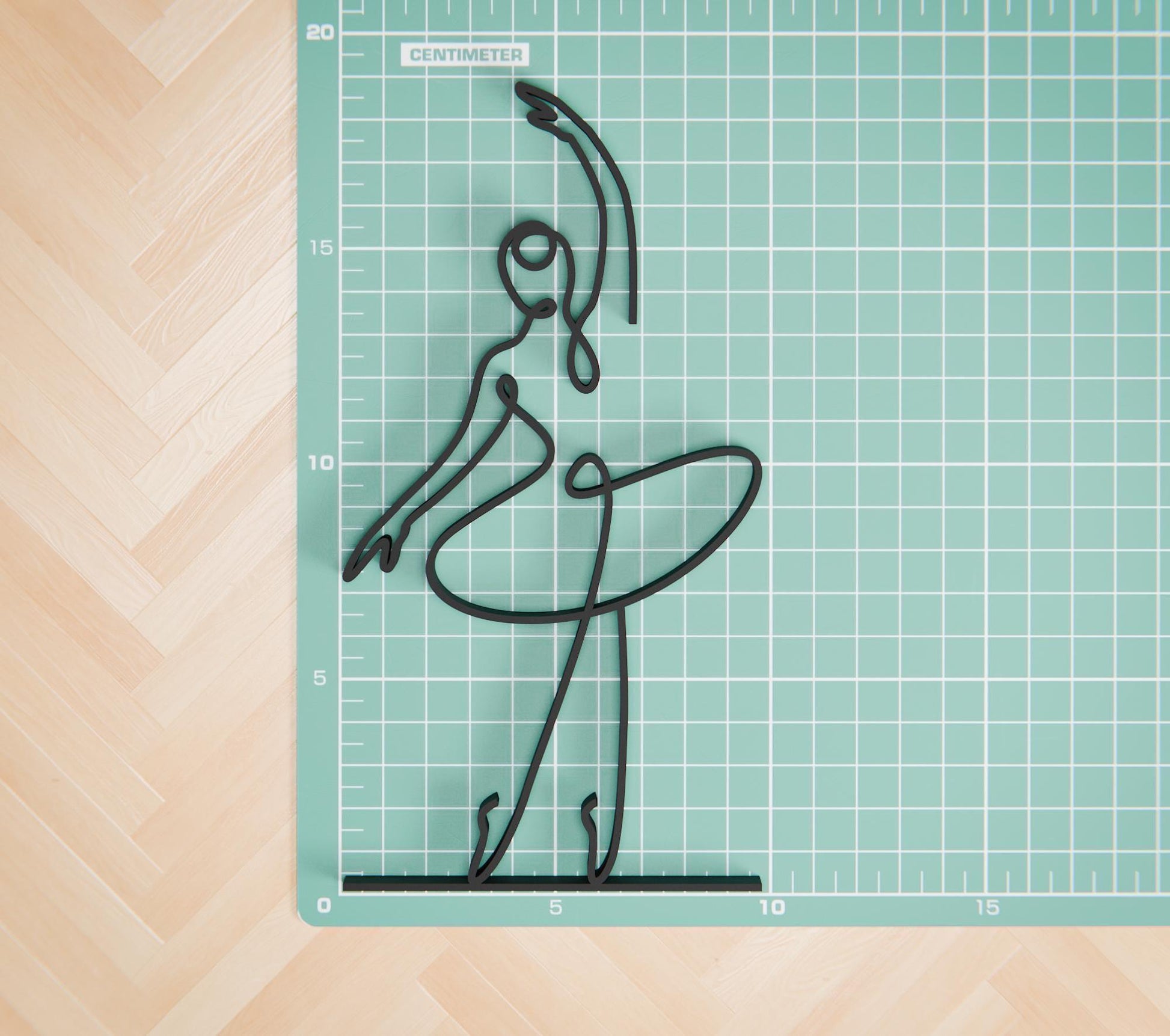 Ballerina 03 - Line Art Figure