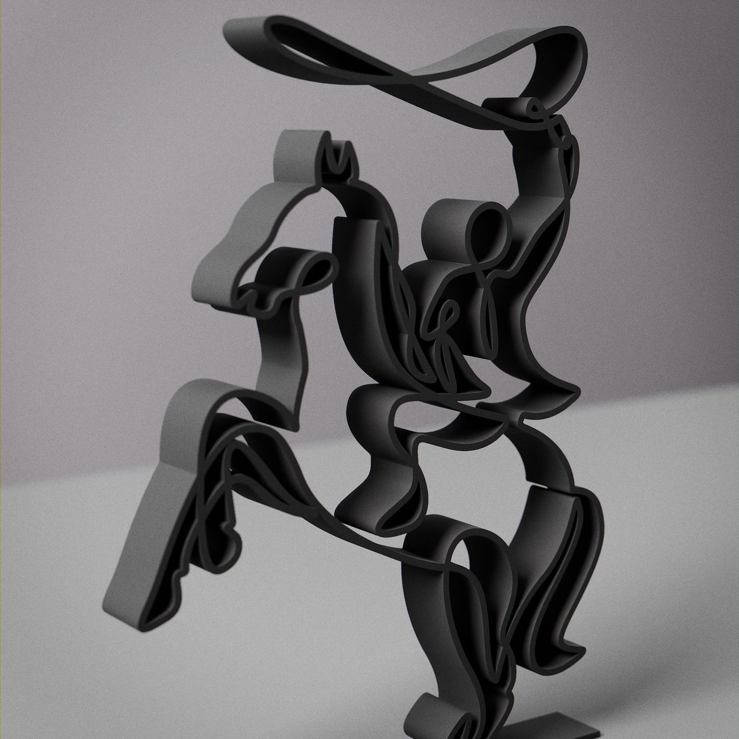 Rodeo - Line Art Figure