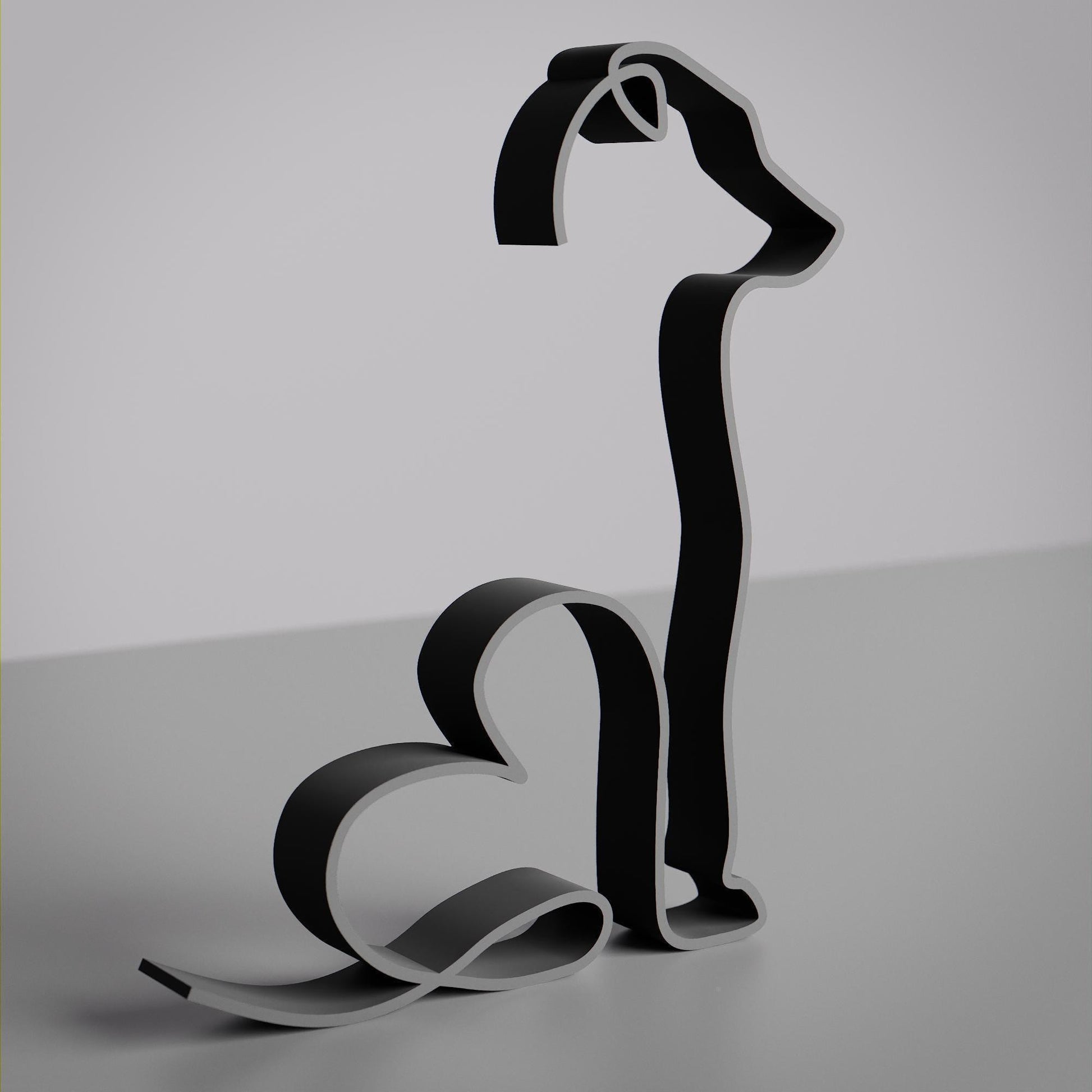 Japanese Terrier Dog 25 - Line Art Figure