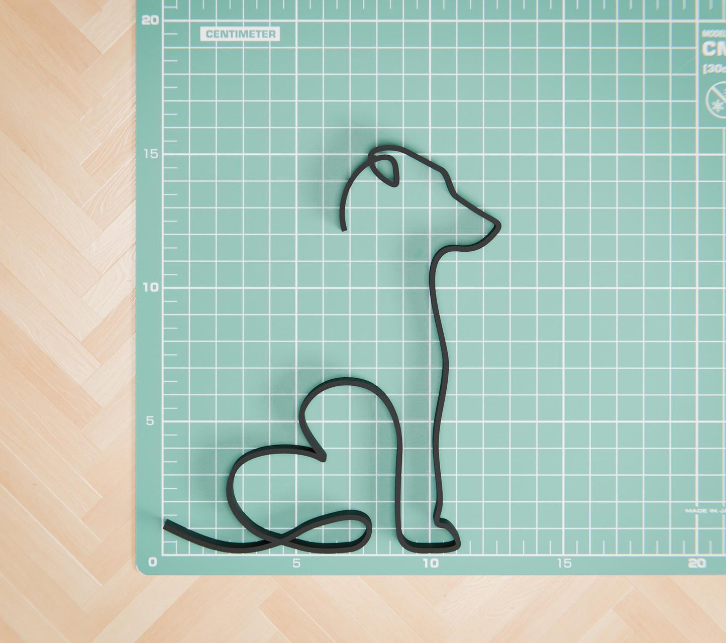 Japanese Terrier Dog 25 - Line Art Figure