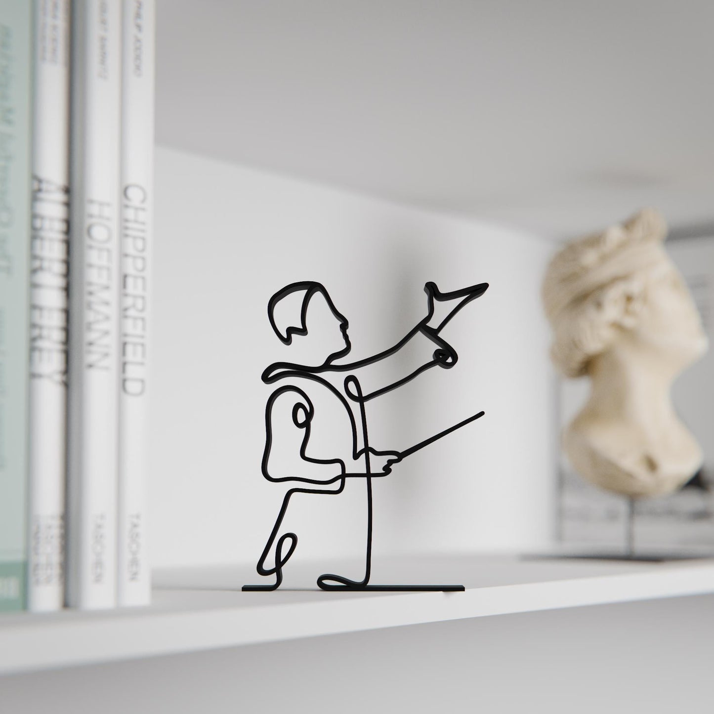 Conductor - Customized Line Art Figure