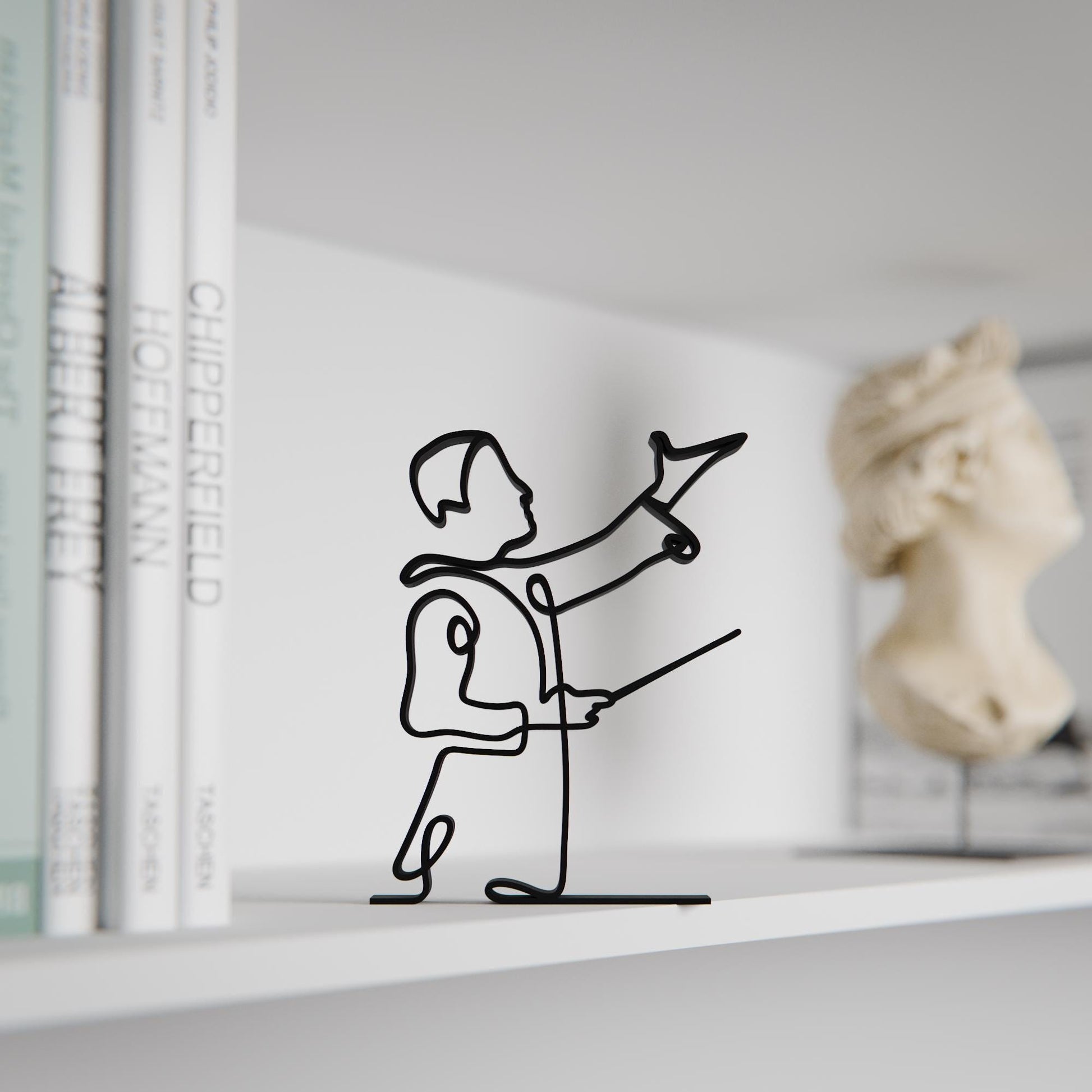 Conductor - Customized Line Art Figure