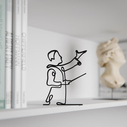 Conductor - Customized Line Art Figure