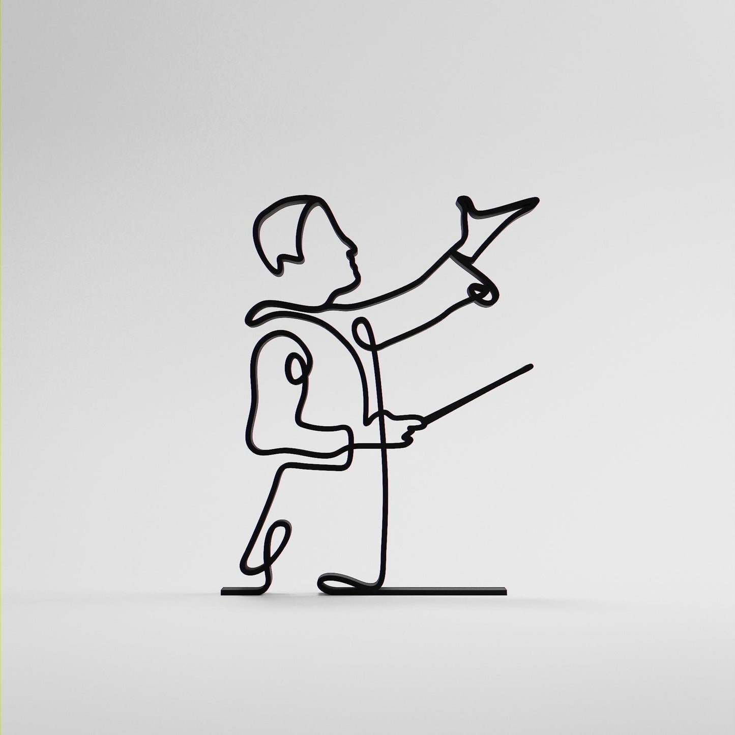 Conductor - Customized Line Art Figure