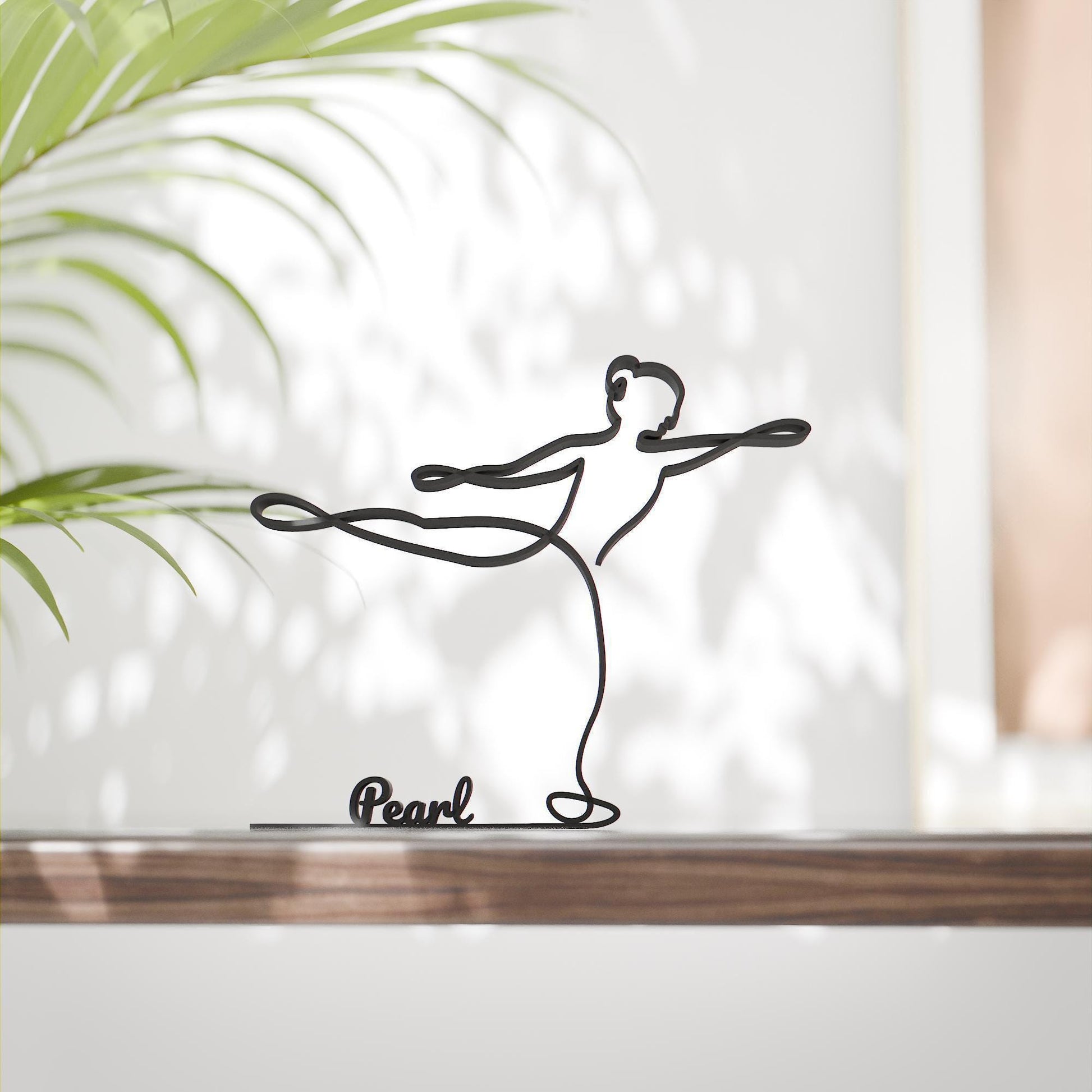 Female Figure Skater - Customized Line Art Figure