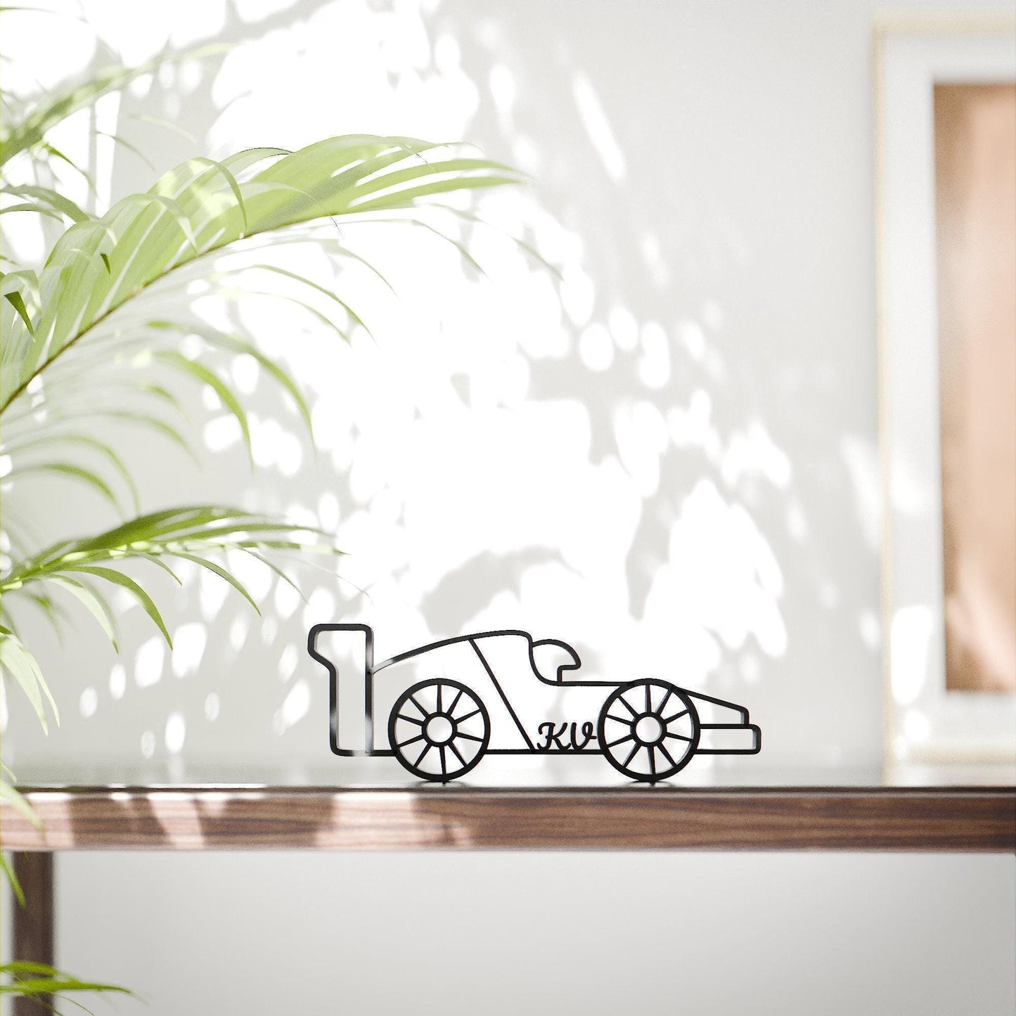 Formula F1 Racing Driver - Customized Line Art Figure