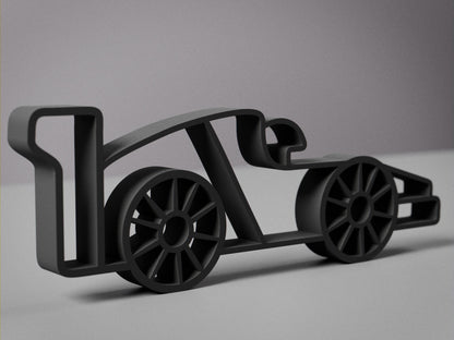 Formula F1 Racing Driver - Customized Line Art Figure