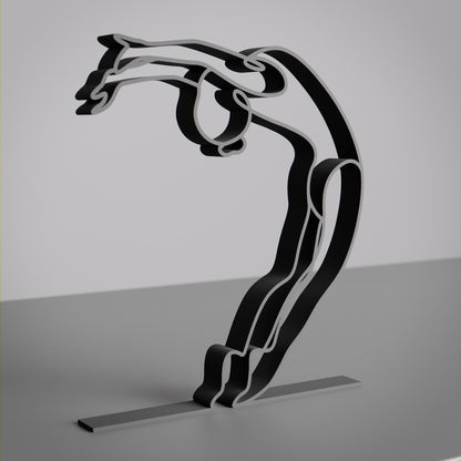 Ballerina 05 - Line Art Figure