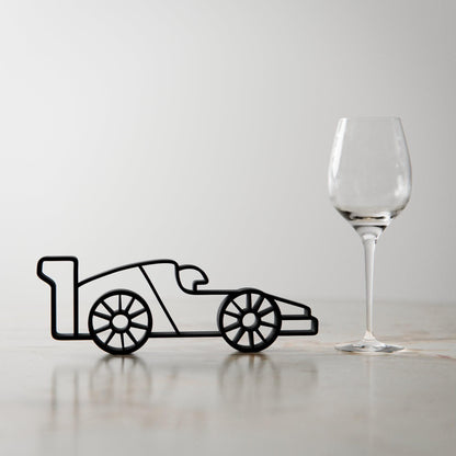 Formula F1 Racing Driver - Customized Line Art Figure