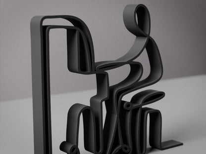 Pianist 02 - Customized Line Art Figure