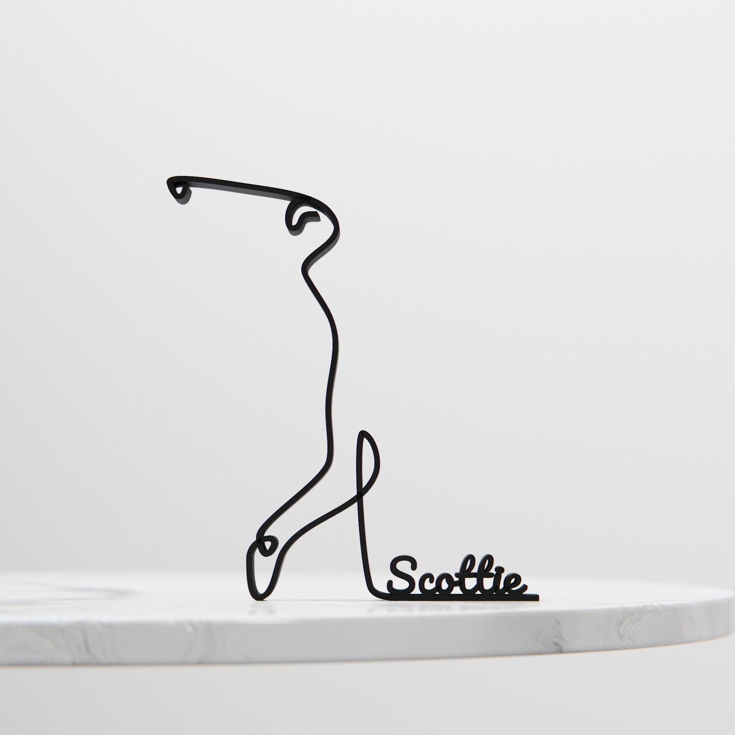 Golf Player - Customized Line Art Figure