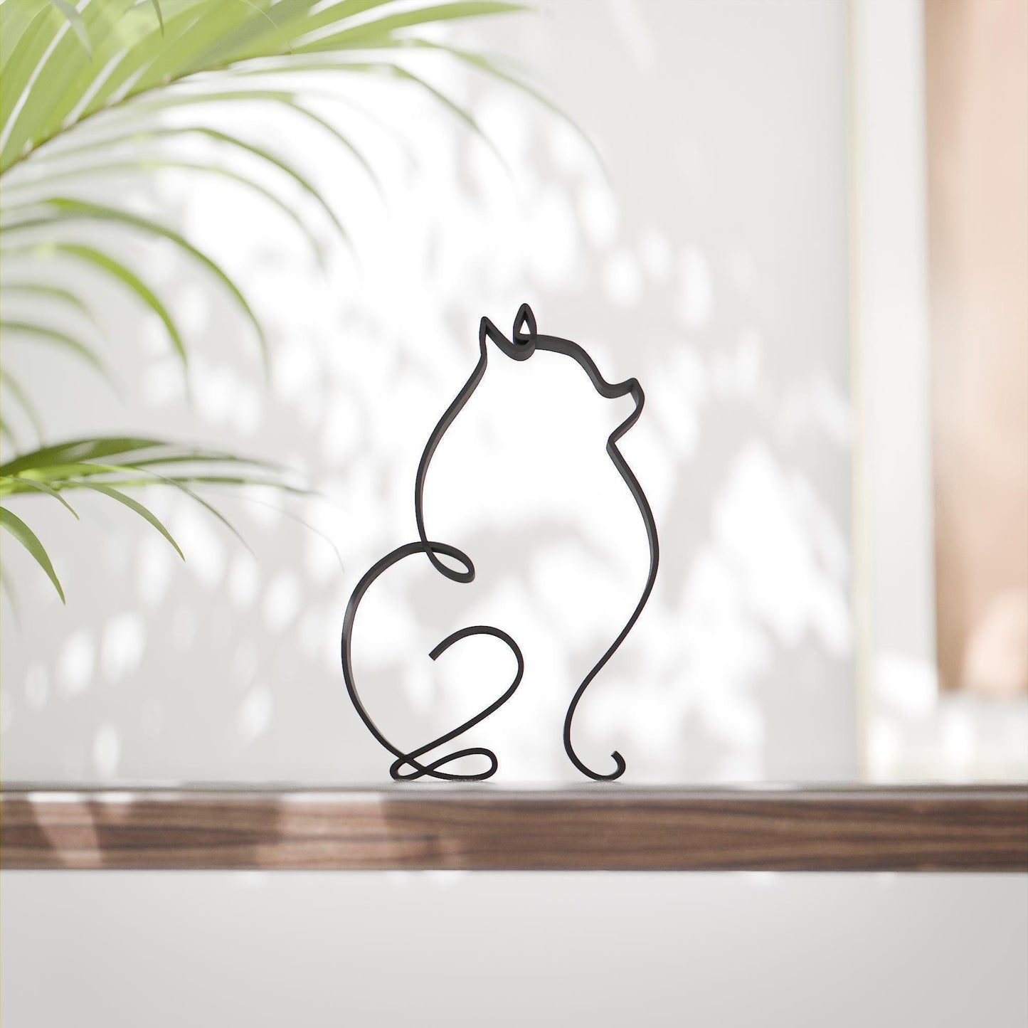 Pomeranian Dog 78 - Line Art Figure