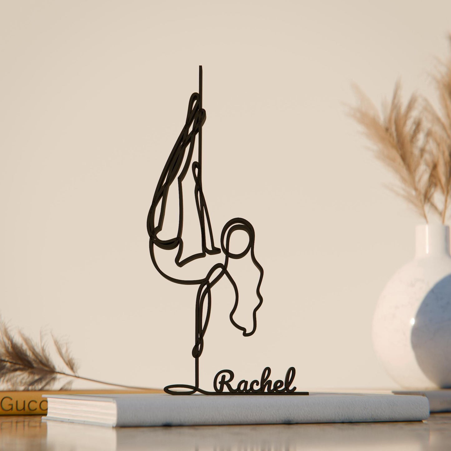 Pole Dancer - Customized Line Art Figure