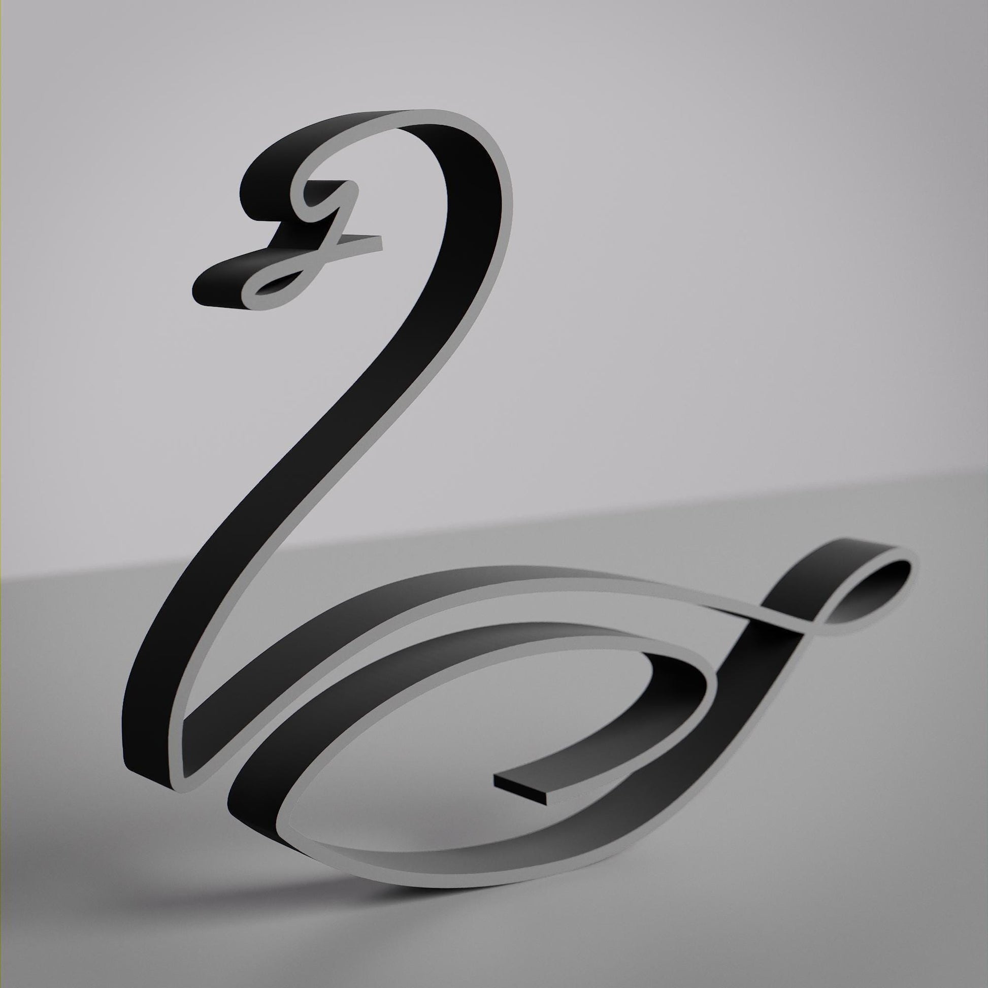 Swan - Line Art Figure