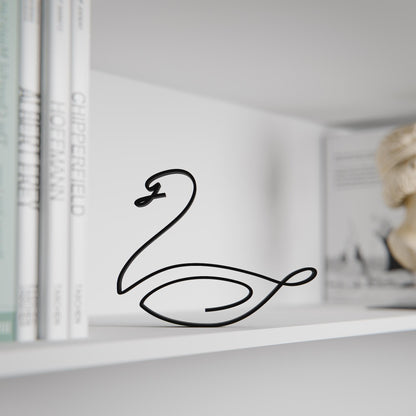 Swan - Line Art Figure
