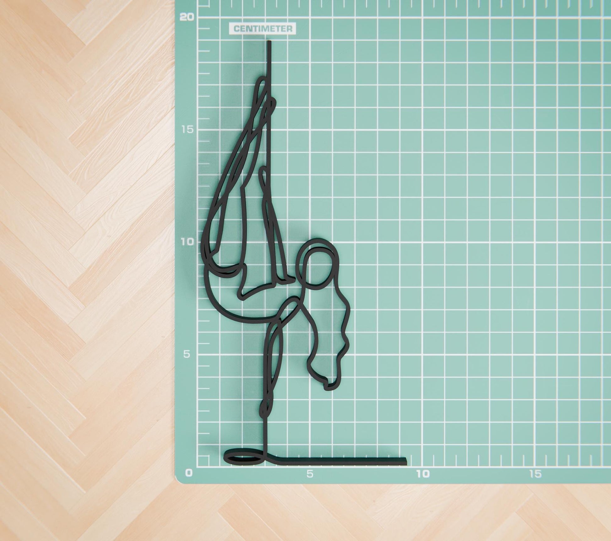 Pole Dancer - Customized Line Art Figure