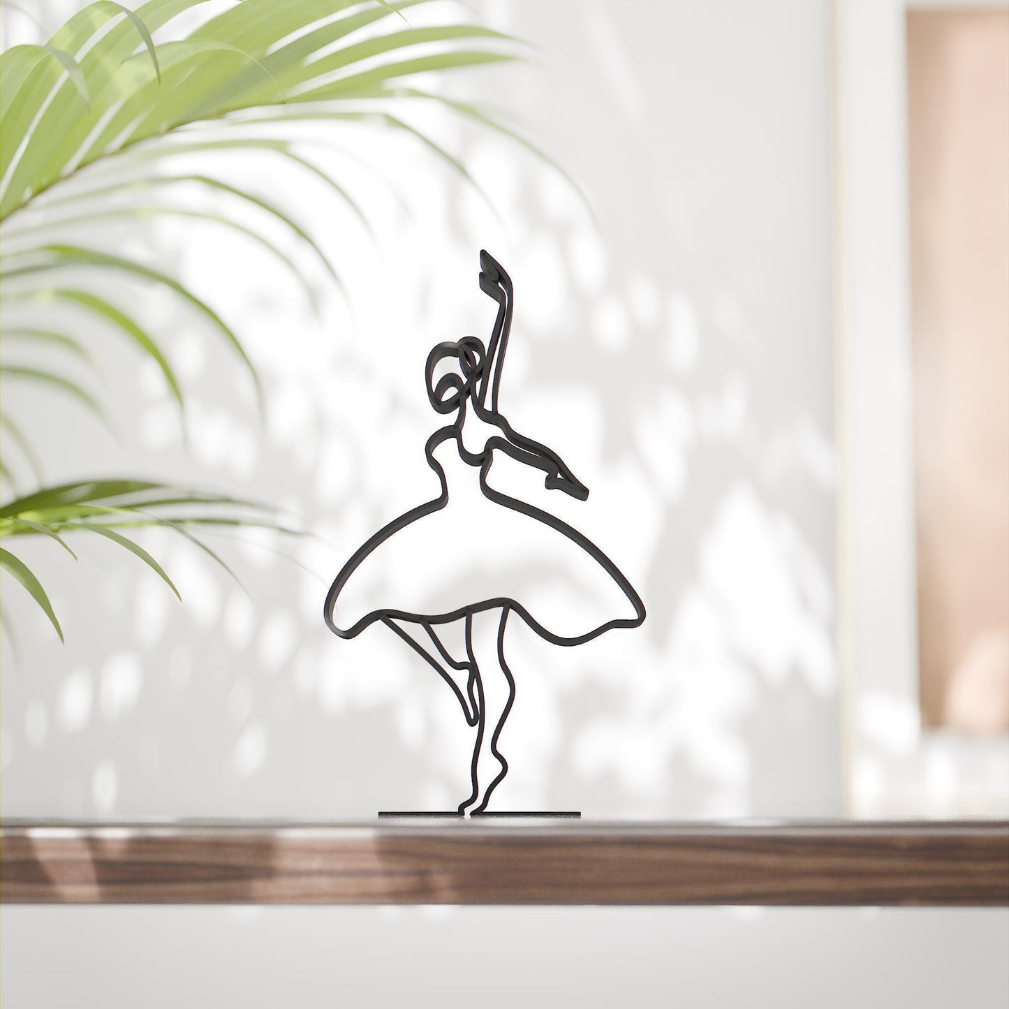 Ballerina 02 - Customized Line Art Figure