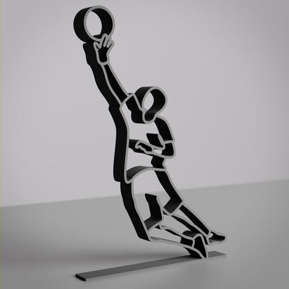 Goalkeeper - Customized Line Art Figure