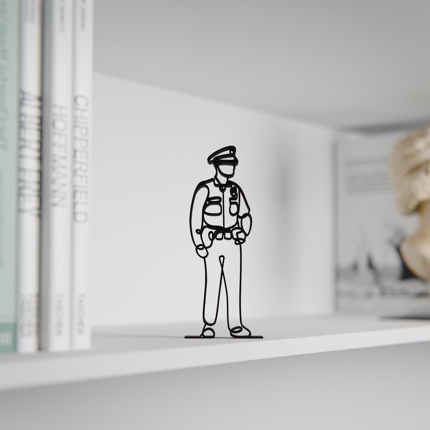 Policeman/Police Officer - Customized Line Art Figure