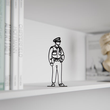 Policeman/Police Officer - Customized Line Art Figure