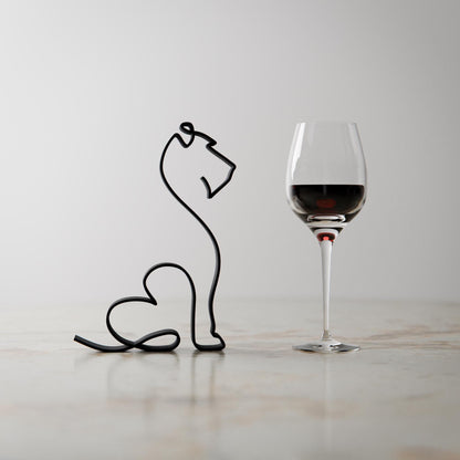 Irish Terrier Dog 29 - Line Art Figure