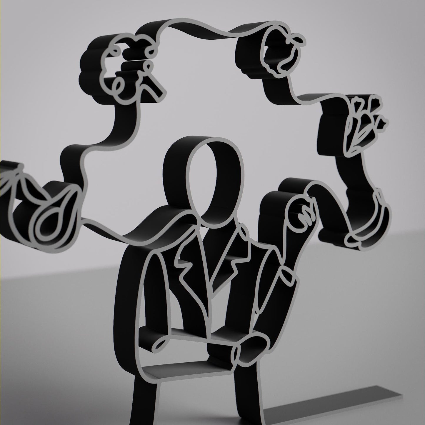 Dietitian - Customized Line Art Figure