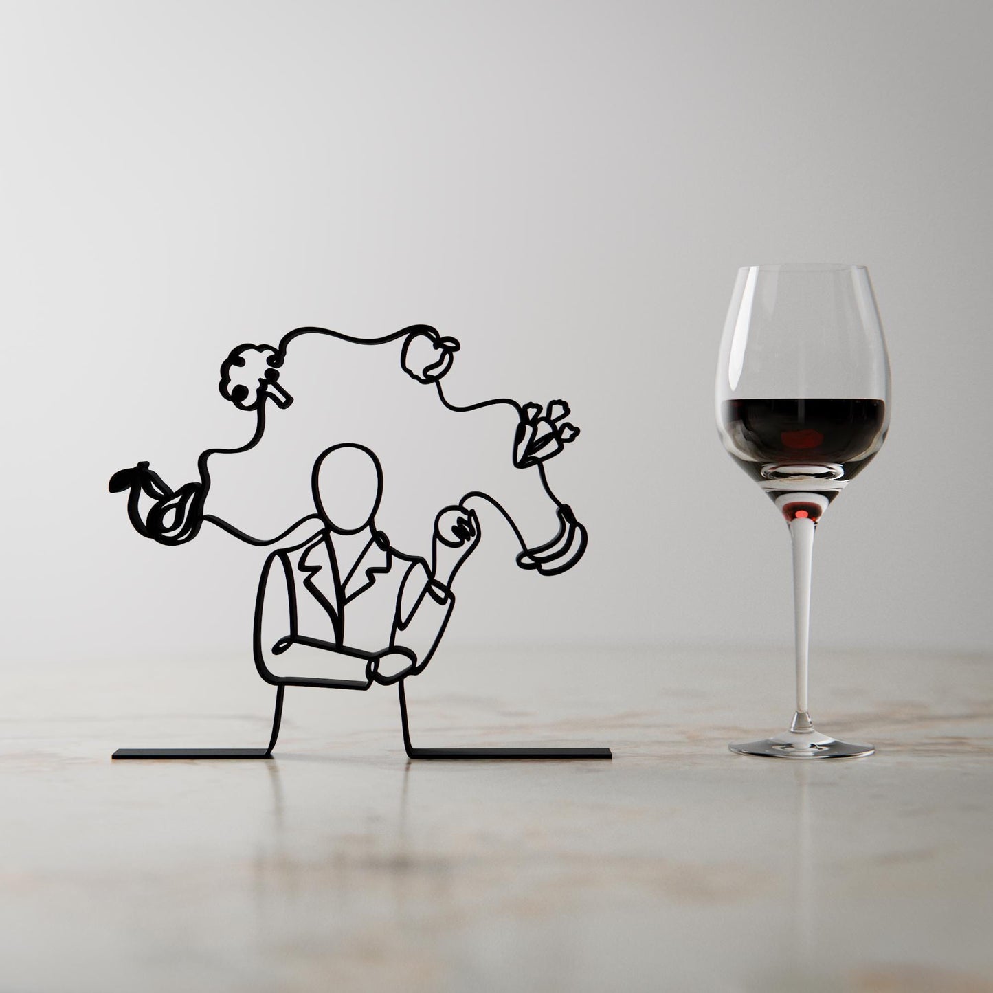 Dietitian - Customized Line Art Figure