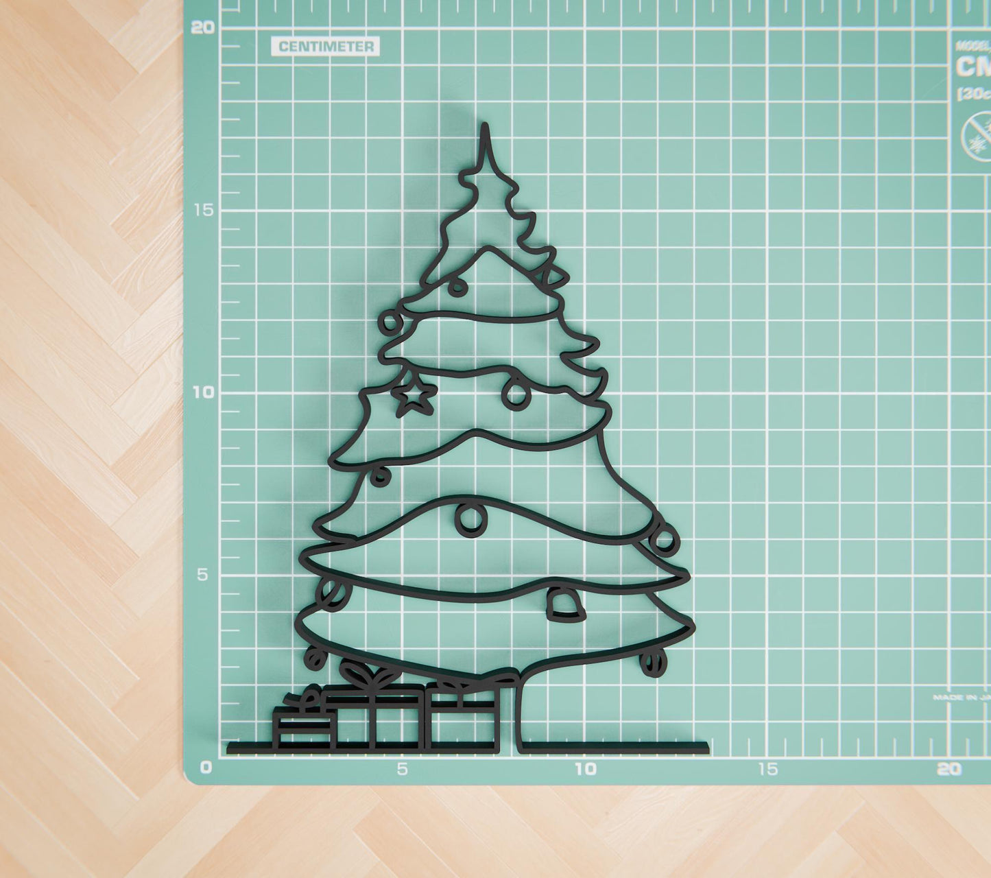 Christmas Tree - Customized Line Art Figure