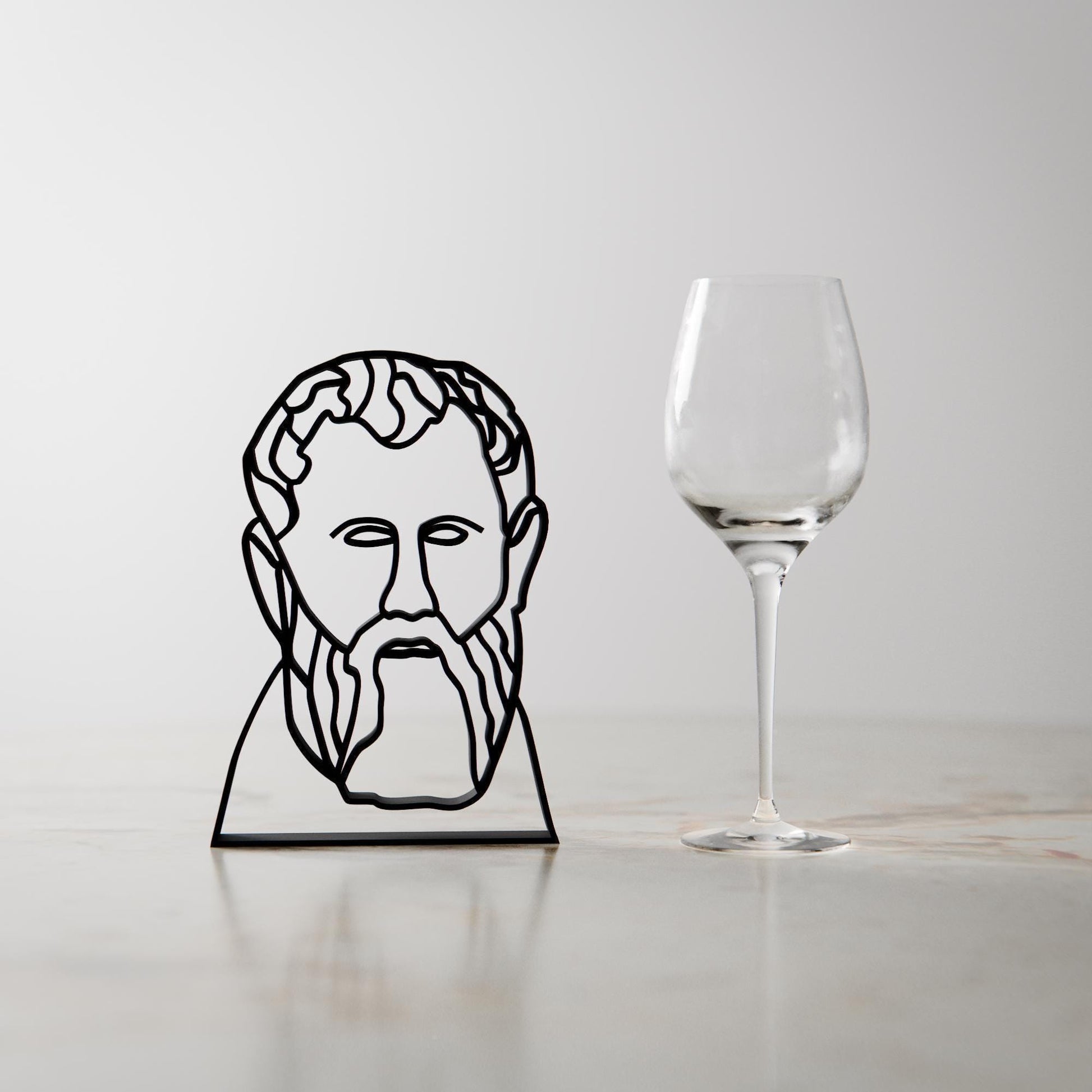 Zeno - Line Art Figure