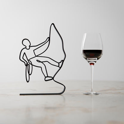 Climber - Customized Line Art Figure