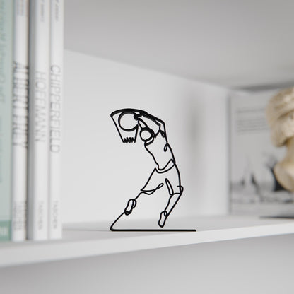 Basketball Player - Customized Line Art Figure